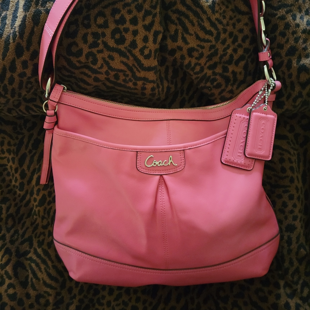 Coach leather purse